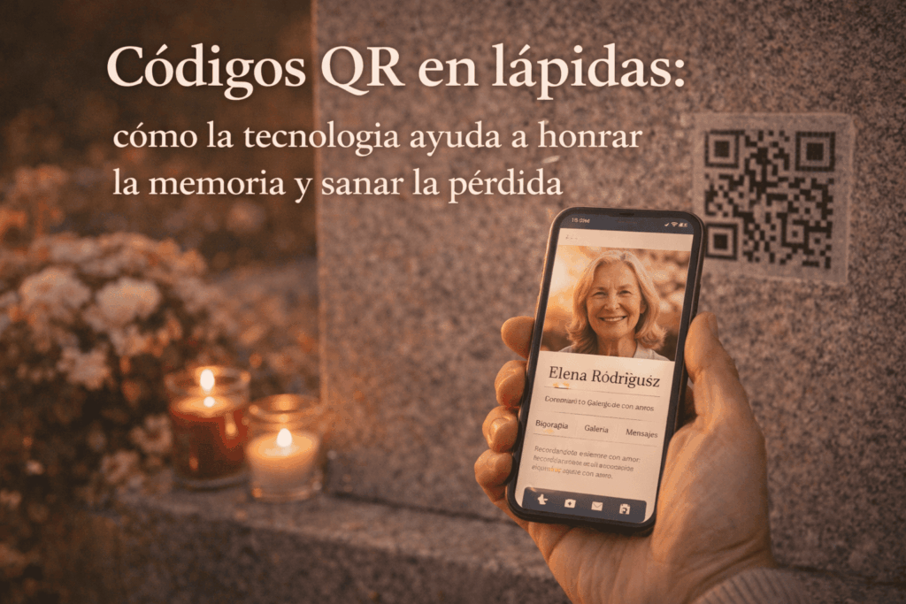 Códigos QR en lápidas: cómo la tecnología ayuda a honrar la memoria y sanar la pérdida